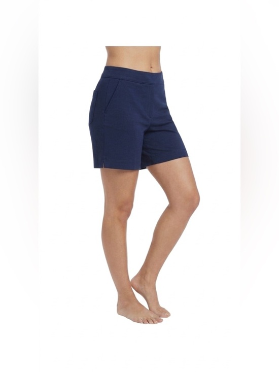 SPANX Pants - SPANX POLISHED SHORT CLASSIC NAVY STRETCH CHINO STYLE SIZE SMALL NWT